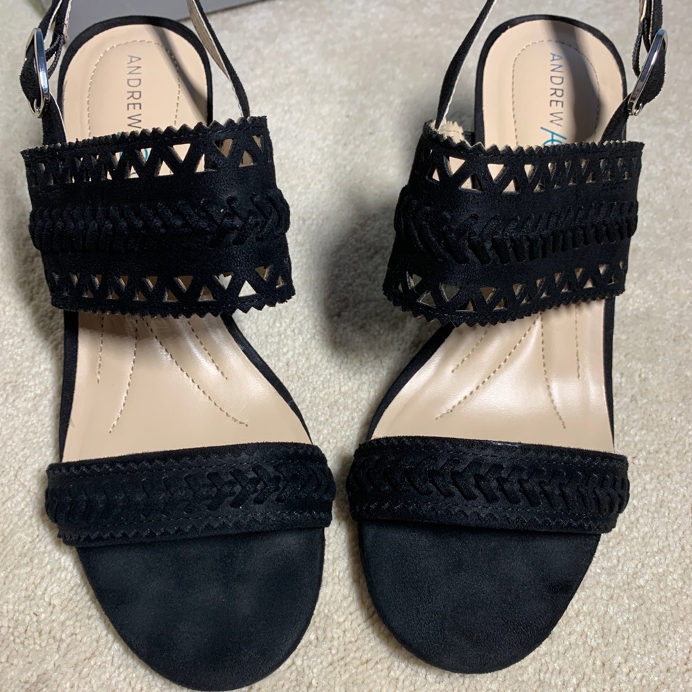 Andrew geller Black Heels *size 9*